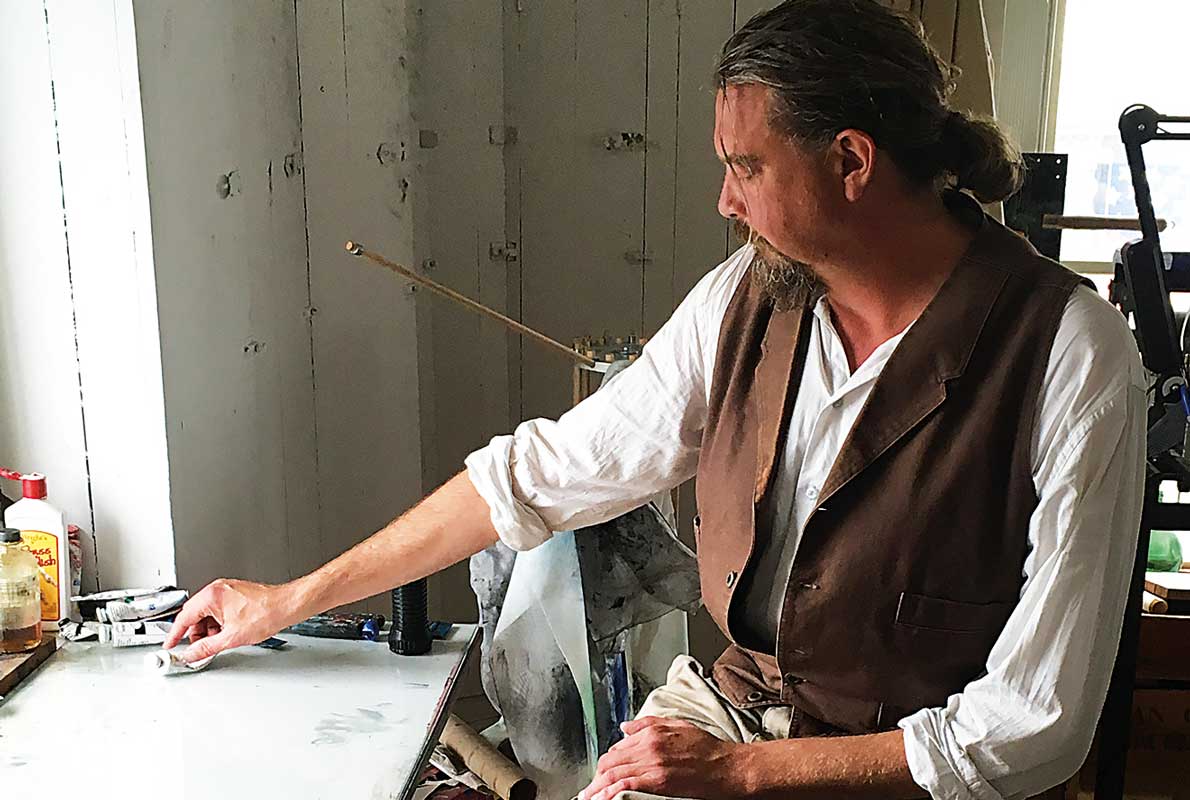 Vinalhaven print artist’s work featured at Farnsworth Island Institute