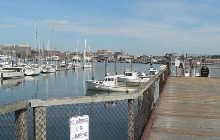 South Portland's Portland Street pier.