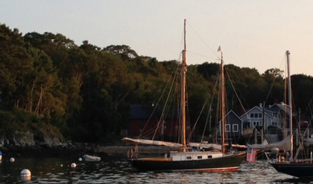 Serendipity at her mooring.