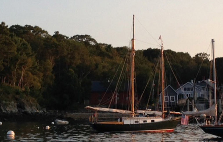 Serendipity at her mooring.