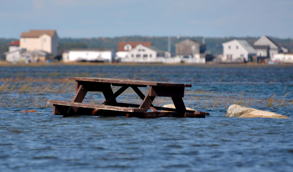 Storm surge in Seabrook