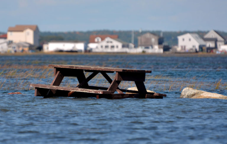 Storm surge in Seabrook