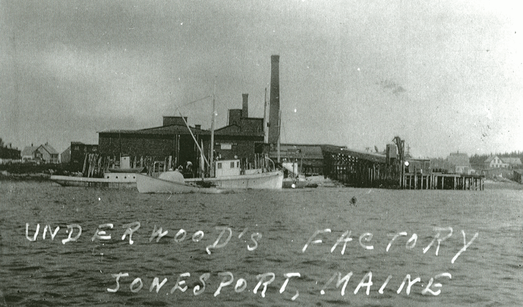 The sardine packing plant in Jonesport.