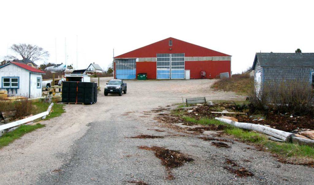 The new transportation hub is a former marina in Winter Harbor.