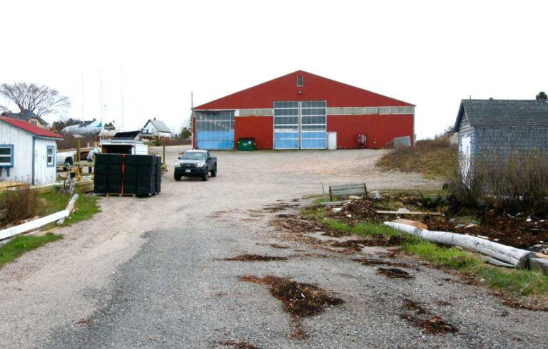 The new transportation hub is a former marina in Winter Harbor.