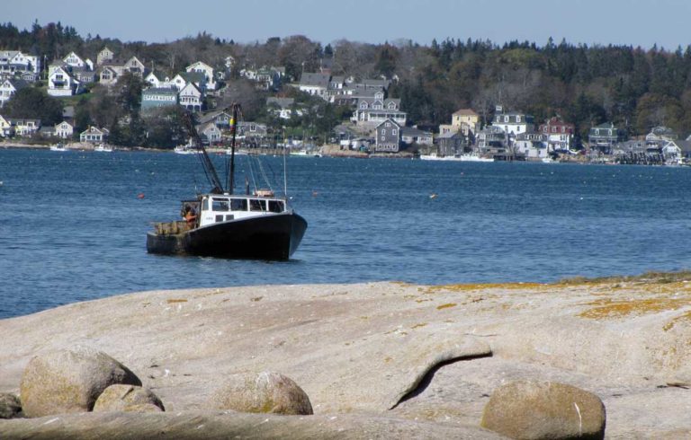 Fishing off Stonington.