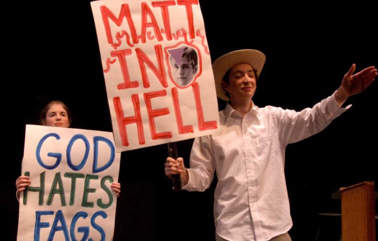 A scene from The Laramie Project.