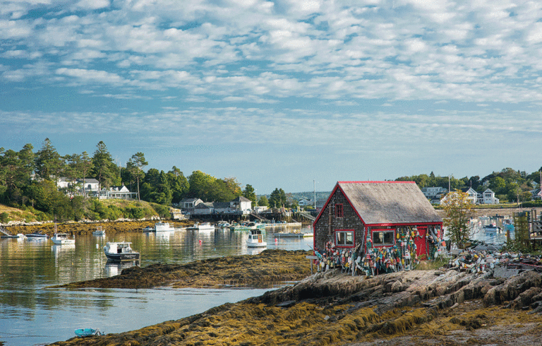 Bailey Island and Orr's Island in Harpswell are known for their scenic vistas.