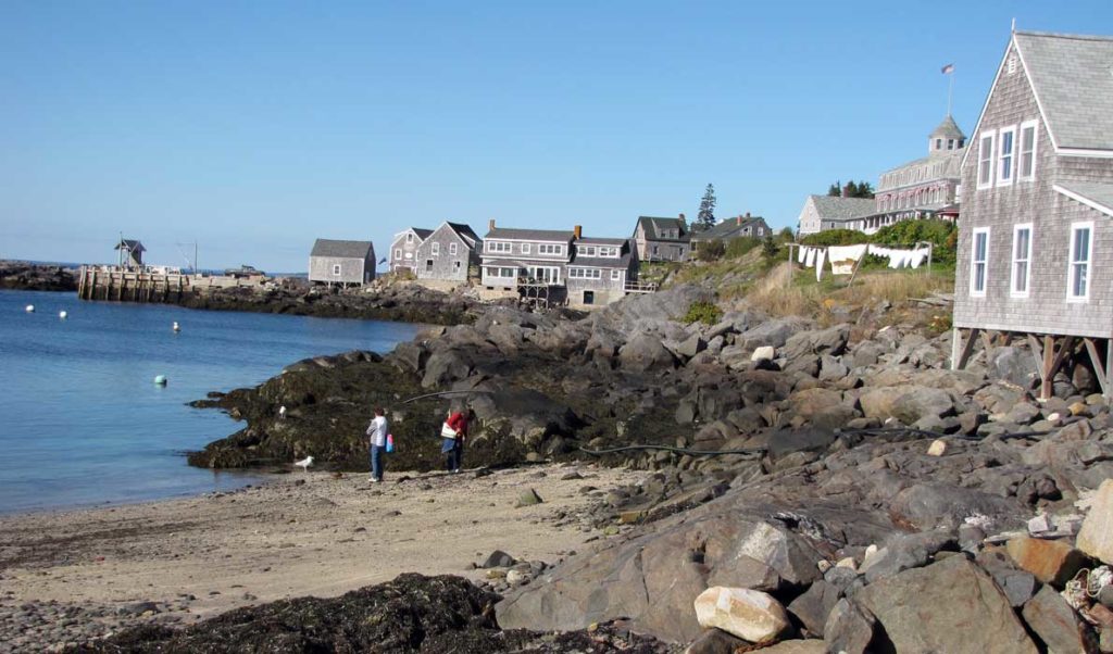 Monhegan shoreline.