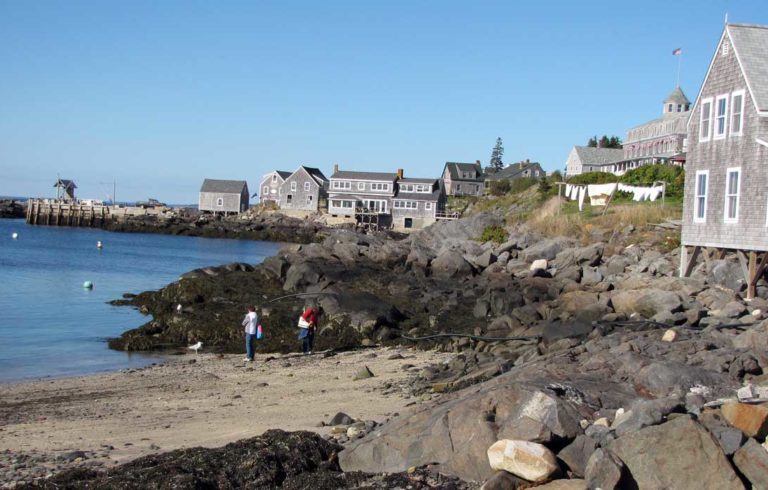 Monhegan shoreline.