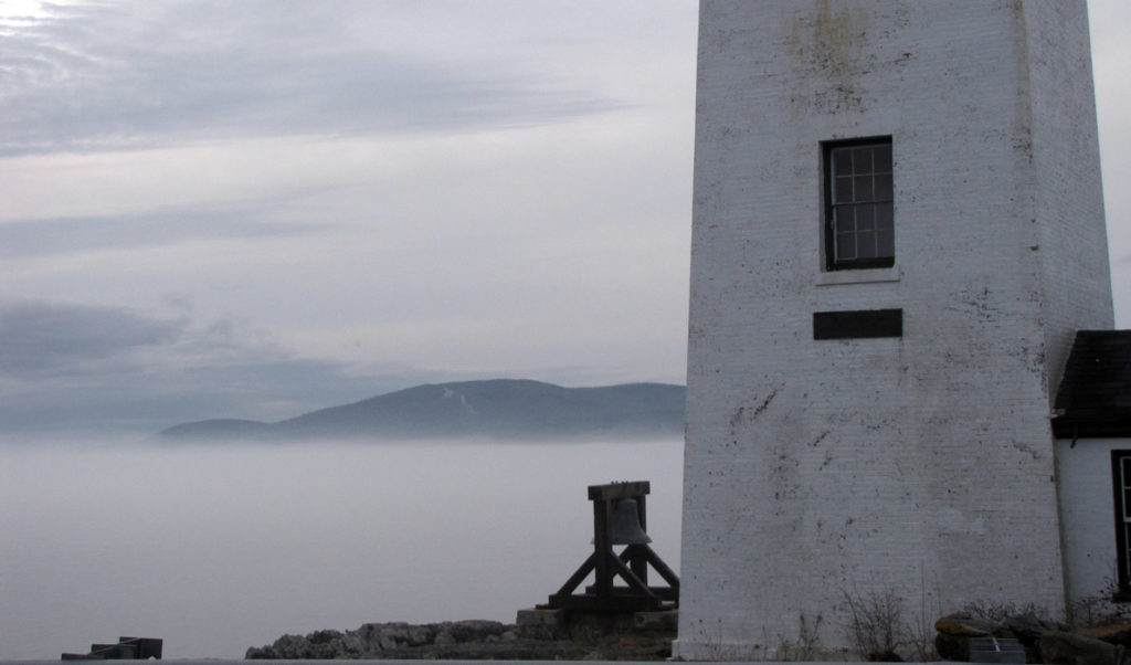 Fog off Grindle Point