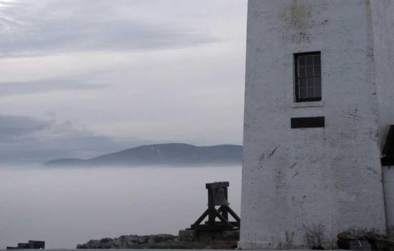 Fog off Grindle Point