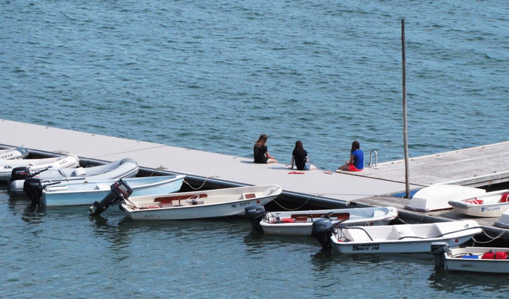 A summer scene on North Haven.