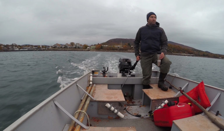 Island Institute Marine Programs Director Nick Battista appears in a scene from “Ocean Frontiers III"