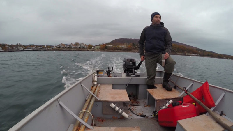 Island Institute Marine Programs Director Nick Battista appears in a scene from “Ocean Frontiers III"