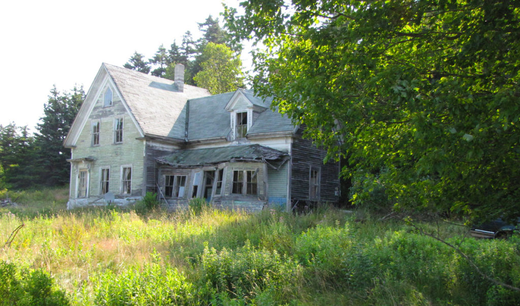 An old house on Swan's Island.