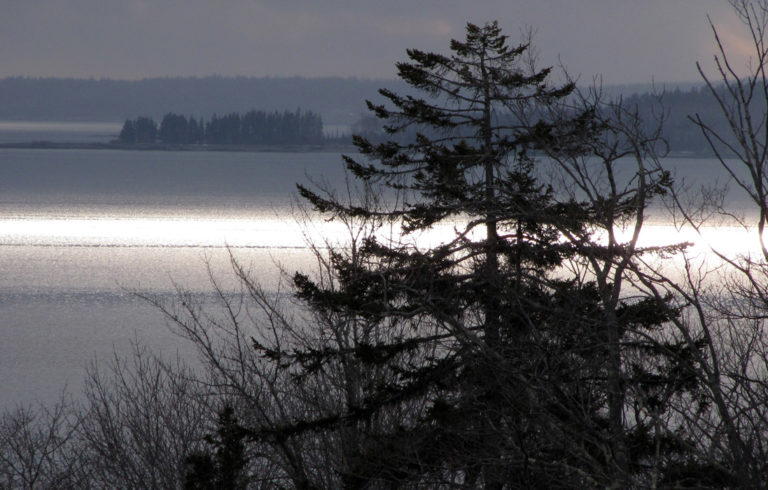 Weird light over Penobscot Bay