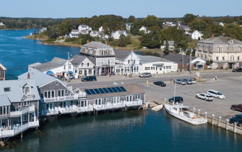 A view of Vinalhaven's downtown.