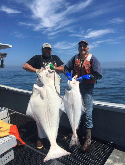 South Thomaston fisherman Erik Waterman says halibut fishing is a thrilling experience. PHOTO: COURTESY WATERMAN FAMILY