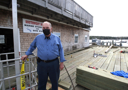 eff Berzinis, co-owner of Southwest Boat, wants to retain his property’s working heritage into the future. PHOTO: LAURIE SCHREIBER