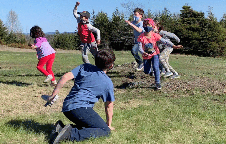 Students rehearsing the play D&D. PHOTO: ALICE GREENWAY