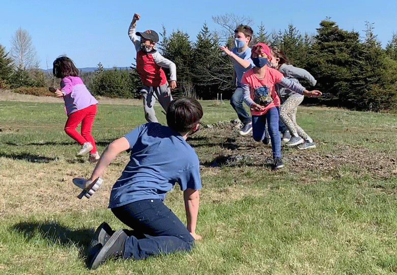 Students rehearsing the play D&D. PHOTO: ALICE GREENWAY