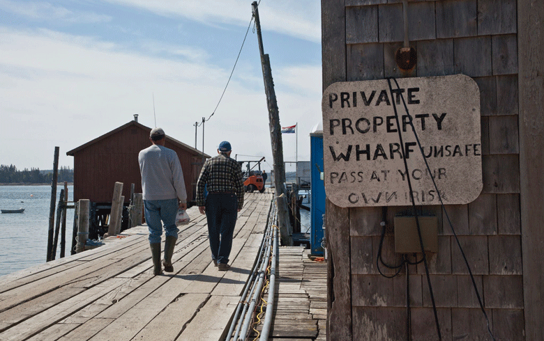 A wharf in Jonesport.