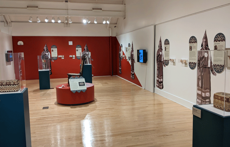 A view of the Abbe Museum exhibition space.