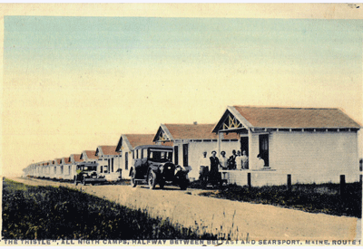 The Thistle cabins in Searsport. PHOTO: COURTESY MAINE HISTORIC PRESERVATION COMMISSION