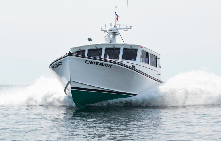 The patrol vessel Endeavor is a new state-of-the-art addition to the Maine Marine Patrol fleet.