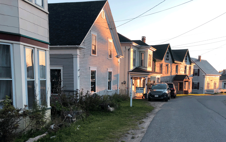 Row houses in Eastport. PHOTO: TOM GROENING