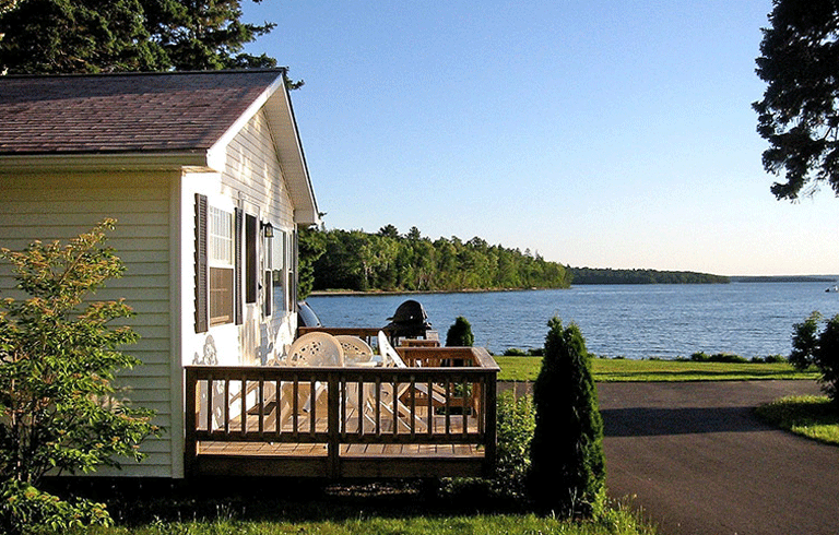 Rental house in Bar Harbor region.