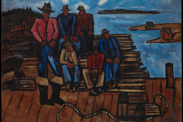 Lobster Fishermen, Marsdan Hartley