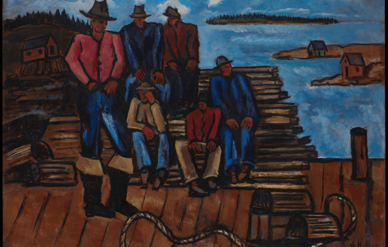 Lobster Fishermen, Marsden Hartley