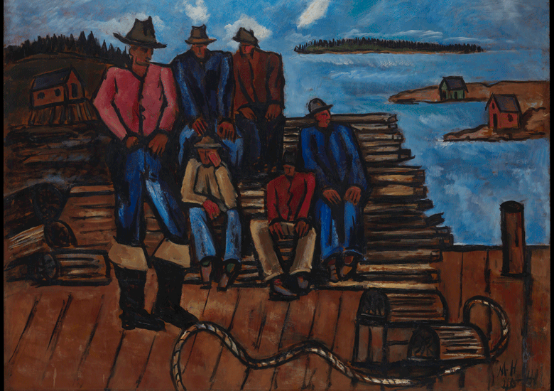 Lobster Fishermen, Marsden Hartley