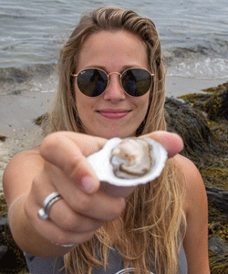 Libby Davis owns and operates Lady Shuckers, a mobile raw bar. PHOTO: GRACE TERRY