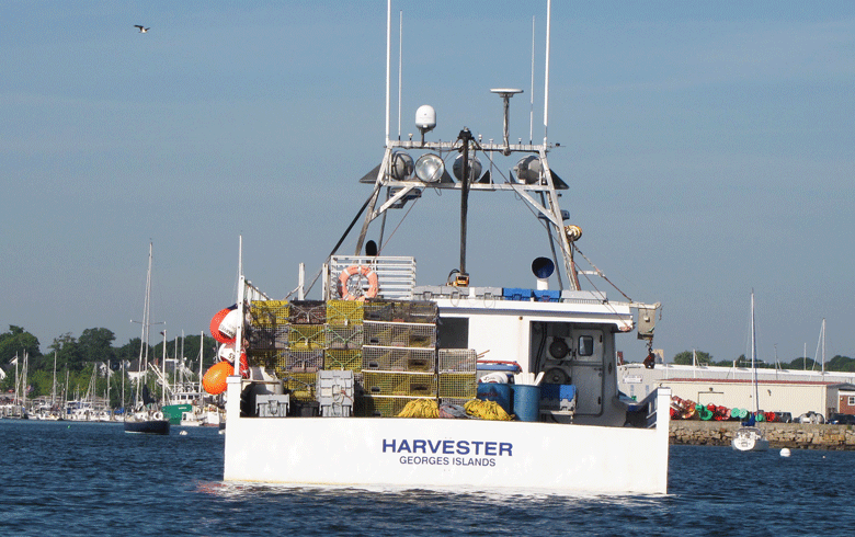 A fishing boat in Rockland Harbor. FILE PHOTO: TOM GROENING