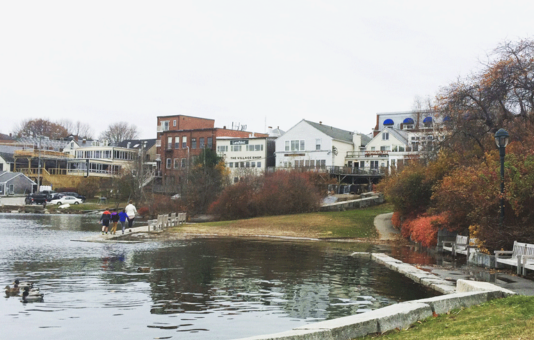 A recent "king" tide in Camden.