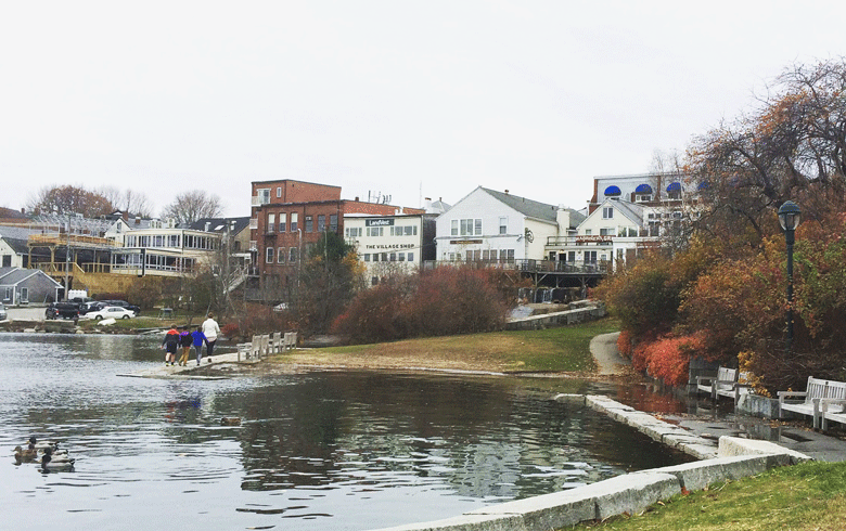 A recent "king" tide in Camden.