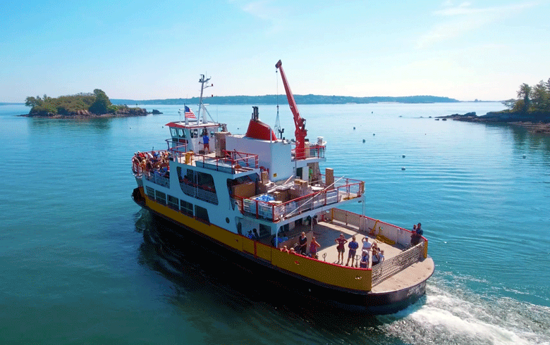 The Casco Bay Lines Maquoit II, seen here in file photo, will be replaced by a new vessel paid for in part by a federal grant.