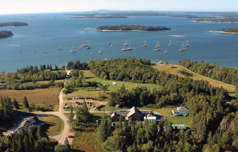 The WoodenBoat campus in Brooklin.