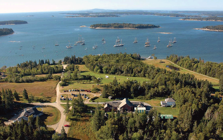 The WoodenBoat campus in Brooklin.