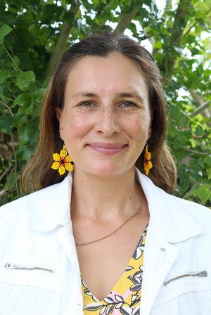 Marcela Carroll teaches at Isle au Haut’s one-room school. PHOTO: COURTESY MARCELA CARROLL