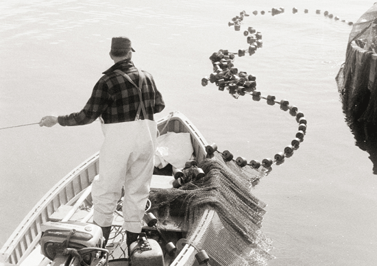 A Kosti Ruohomaa photo from the Penobscot Marine Museum’s collection shows a herring fisherman.