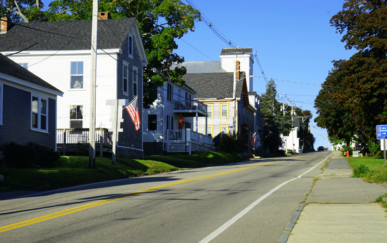 A view up Washington Street in Eastport. FILE PHOTO: TOM GROENING