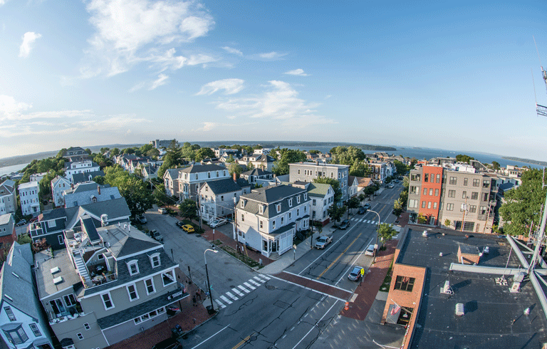 View of Portland from the observatory. PHOTO: MICHELE STAPLETON