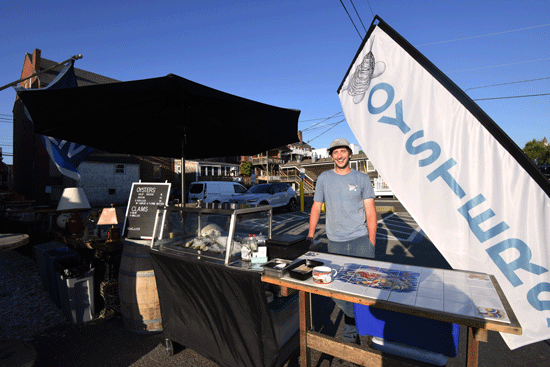 Andy Rogers, owner of Jolie Rogers Raw Bar.