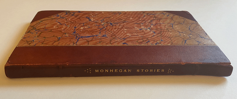 A copy of "Monhegan Stories," courtesy Monhegan Museum of Art & History.