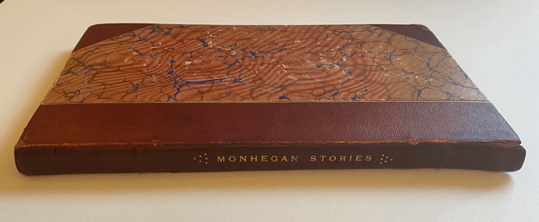 A copy of "Monhegan Stories," courtesy Monhegan Museum of Art & History.