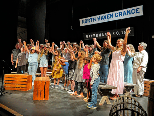 The cast take their bows. PHOTO: AMANDA LaBELL